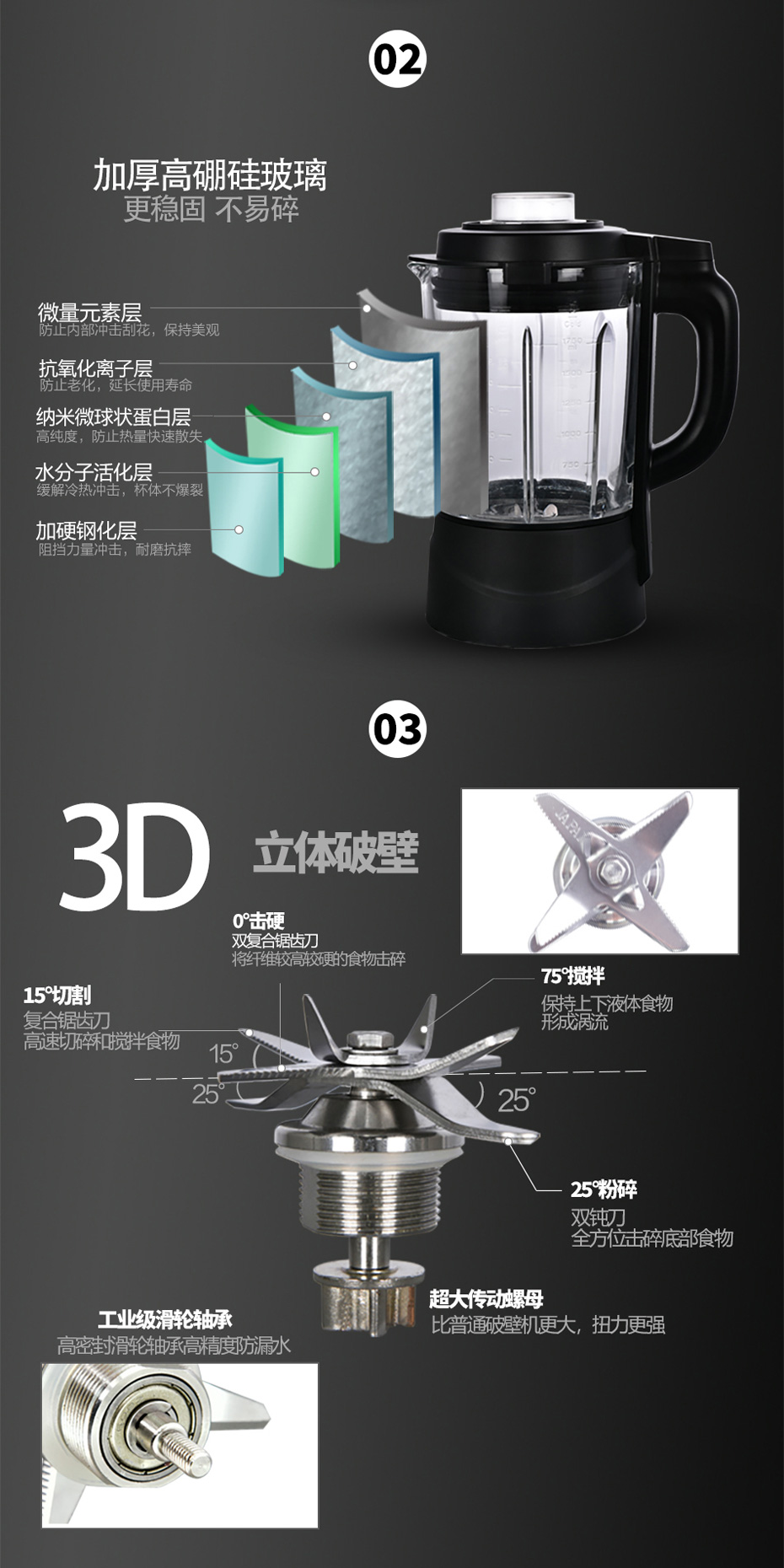 破壁料理机FD-618